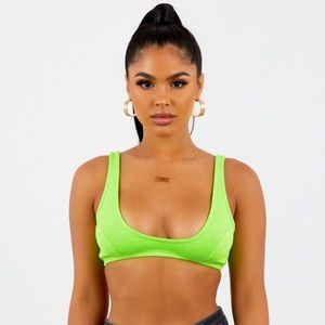 Sorella Neon Green Bralette